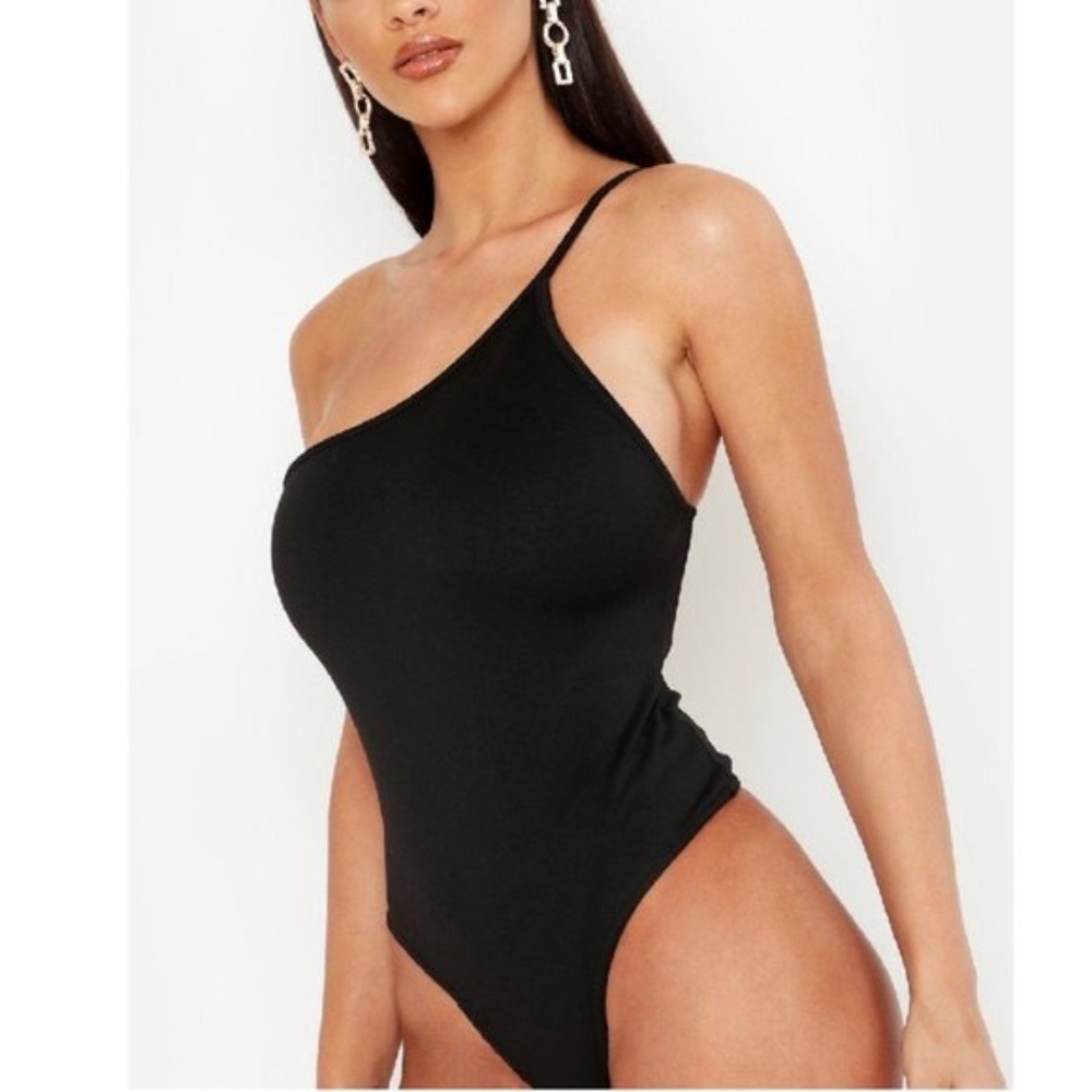 Abound One Shoulder Spaghetti Strap Bodysuit